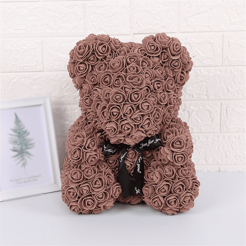 Urso Teddy + Caixa com Luzes